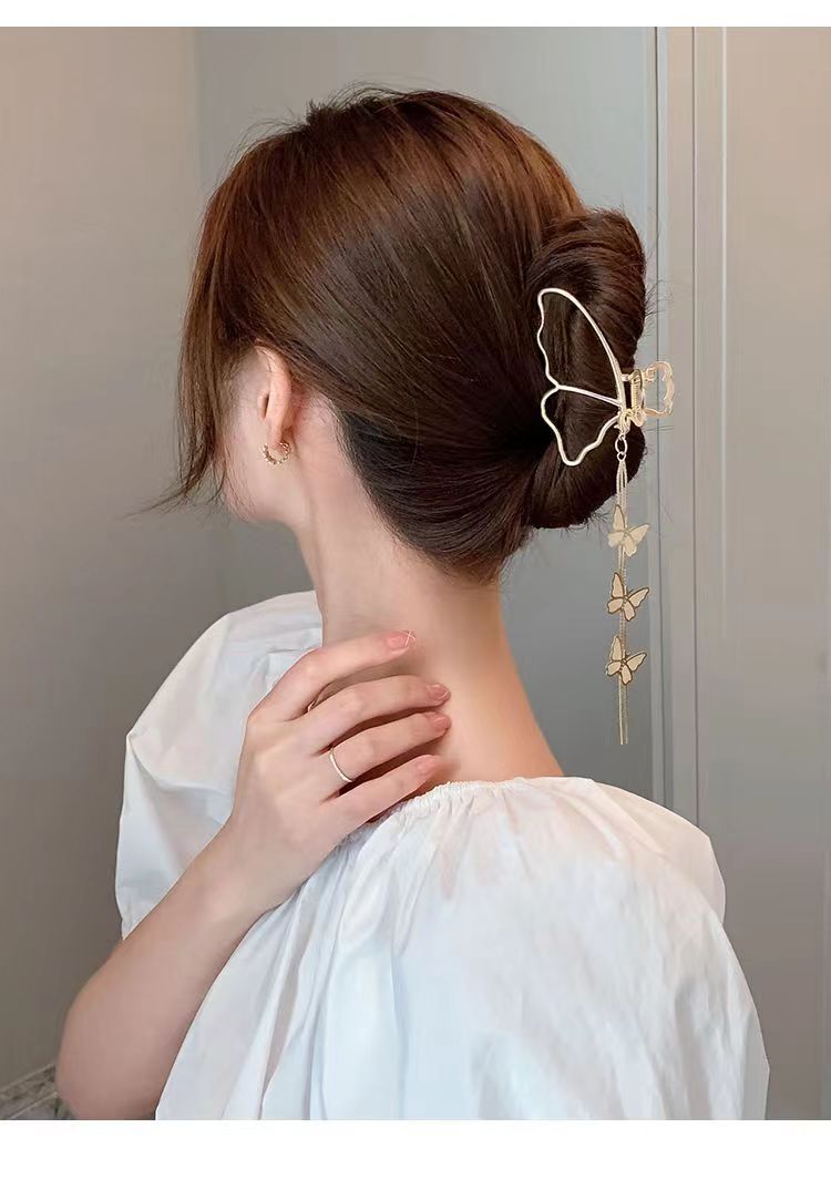 Butterfly Tassel Hair Clip 3