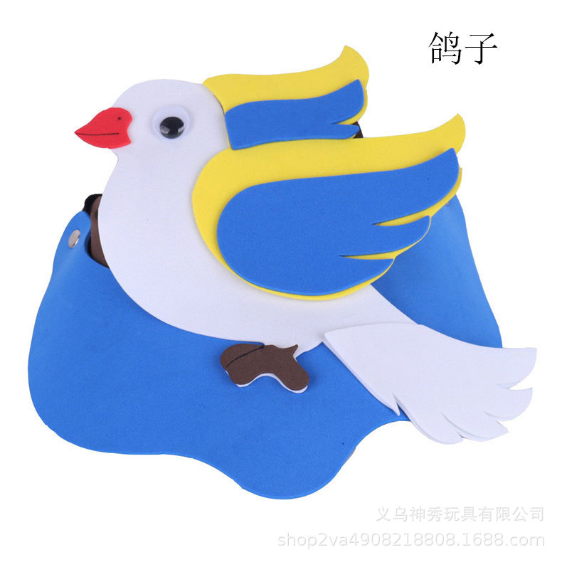 Día del niño Eva sombrero para el sol actividades entre padres e hijos dibujos animados animal tocado doce tocado del zodiaco