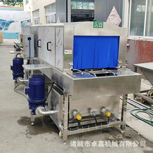 洗放肉制品的周转筐的设备 洗油洗污渍的清洗机 高压喷淋洗筐机