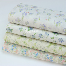 全棉提花布料  数码活性印花 田园小清新女装 童装面料