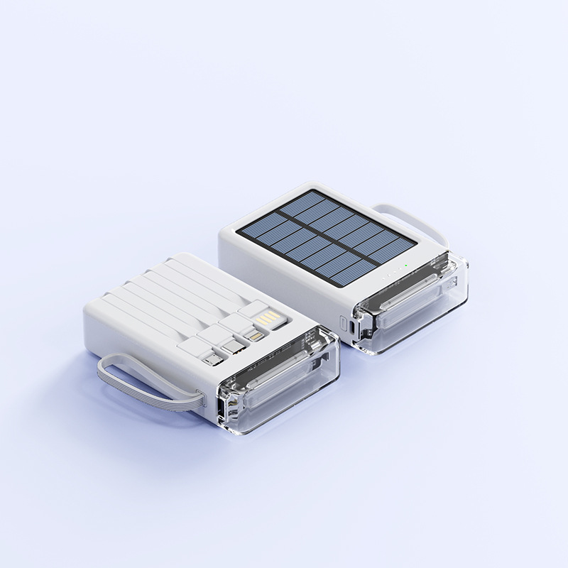 卸売クロスボーダー 20000 mAh ソーラーパワーバンクにはケーブル LED 照明ポータブルミニモバイル電源が付属しています|undefined