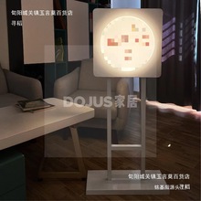 落地无线充电立式亚克力灯箱广告牌展示立牌移动招牌发光门头