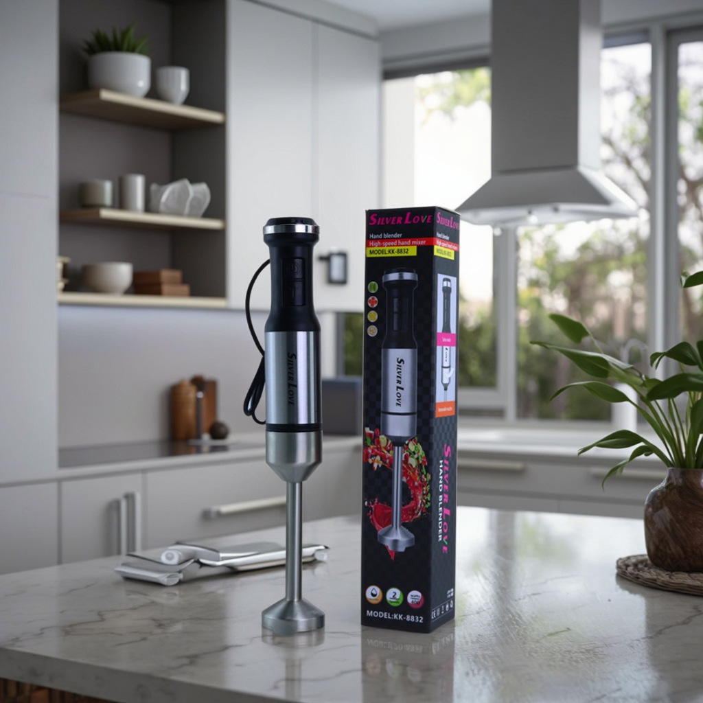 Cross-Border Silverlove Blender Handblender Grinder Meat Grinder Mixing Stick Silent Multi-Function