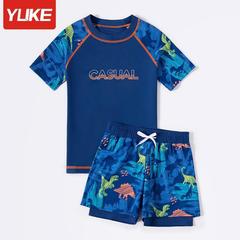 Children's swimwear, separate style, new boys' swim trunks for small, medium, and large children, hot spring swimwear, sunscreen swimwear