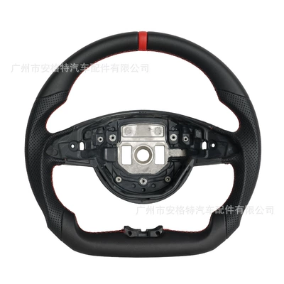 Suitable for Mercedes-Benz Amg C63 W205 E W213 A45 W176 W218 Car Steering Wheel Modification (Steering wheel) - full-leather