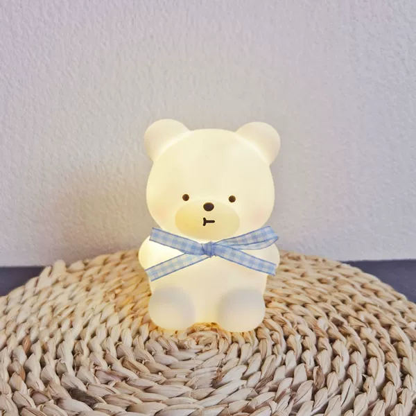 Colorful bear/white/fan belt