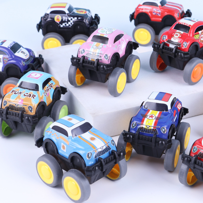 Bigfoot Toppy Car Dibujos animados Toppy Tracción en las cuatro ruedas Modelo de coche de juguete de acrobacias Mini vehículo todoterreno