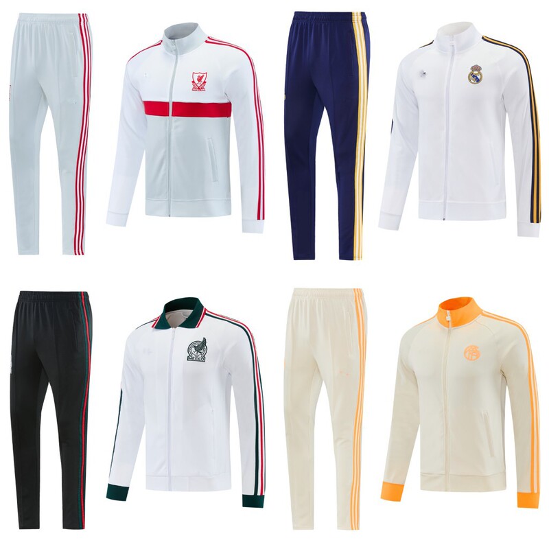 2627 New Real Madrid Liverpool Argentina Belgium Miami Arsenal Loose Breathable Long Sleeve Jacket