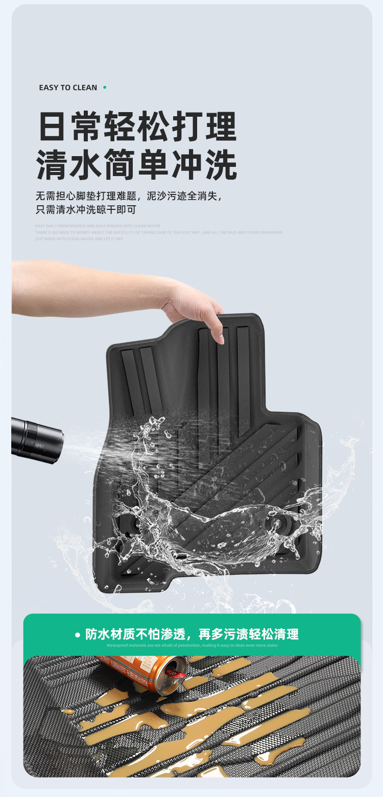 Suitable for 23-25 Chery Discovery 06/Jaecoo J7 Car Special Floor Mats Tpe Floor Mats Trunk Mats