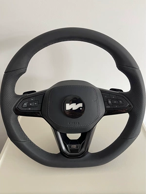 Suitable for Volkswagen Steering Wheel, Modified Golf Steering Wheel with Paddles, Without Heating
