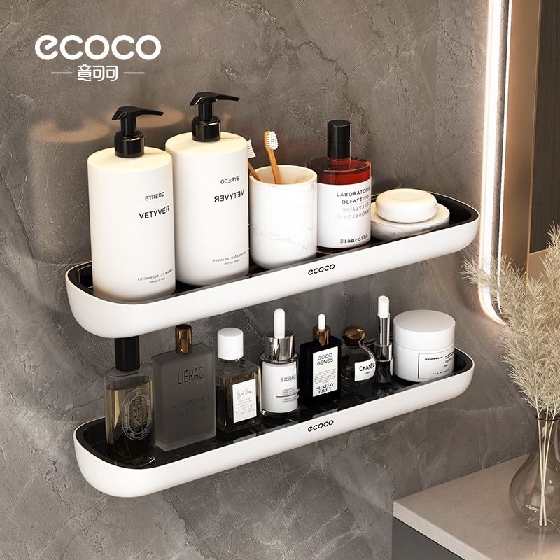 Bathroom Storage Rack Toilet Toilet Washstand Wall Towel Storage Rack Punch-free Wall-mounted Toilet