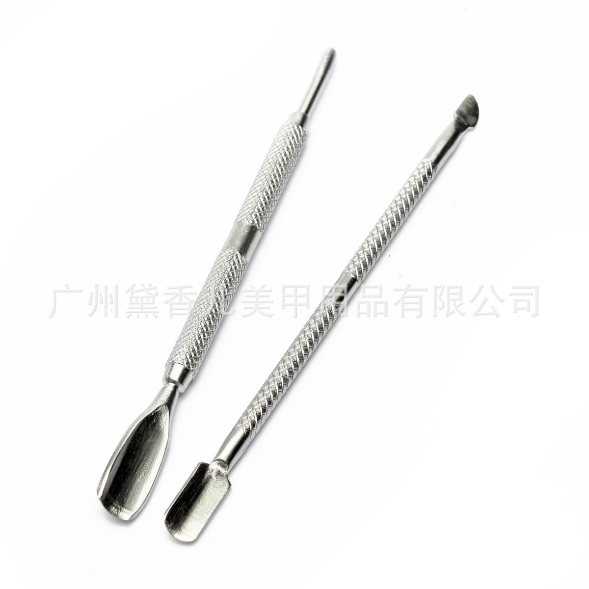 Herramientas de uñas tijeras de piel muerta de acero inoxidable multifuncional uñas piel muerta empujar piel muerta Tenedor de piel muerta de tres piezas