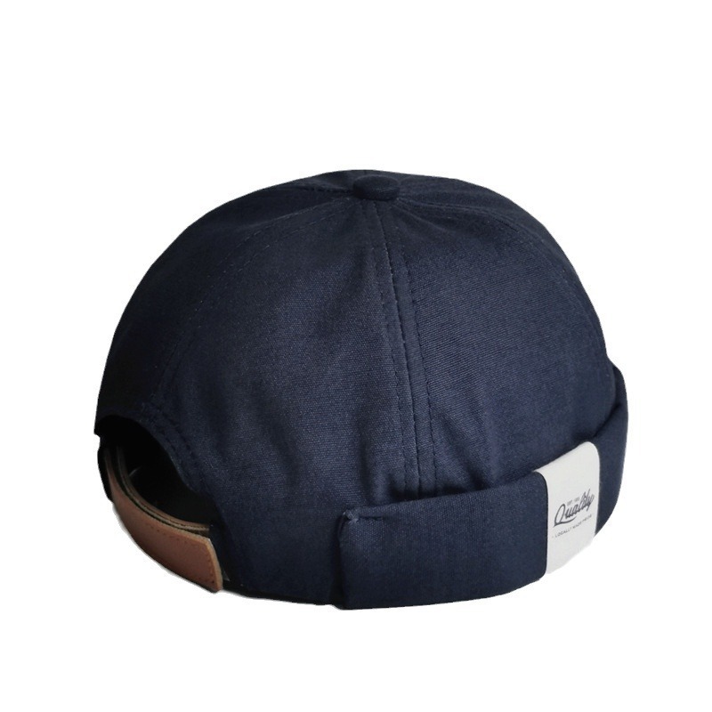 Sombreros de moda para hombres, sombreros de verano delgados sin bordes, sombreros de piel de melón, sombreros de hip-hop, sombreros fríos.