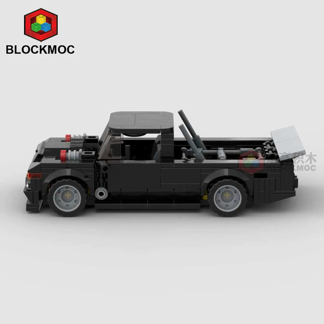 Гоночные конструкторы MOC совместимые с Lego Ford Hoonitruck Ultimate Tire Killer Journey