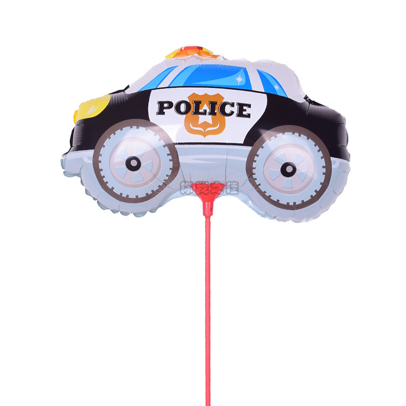 中托警车带杆