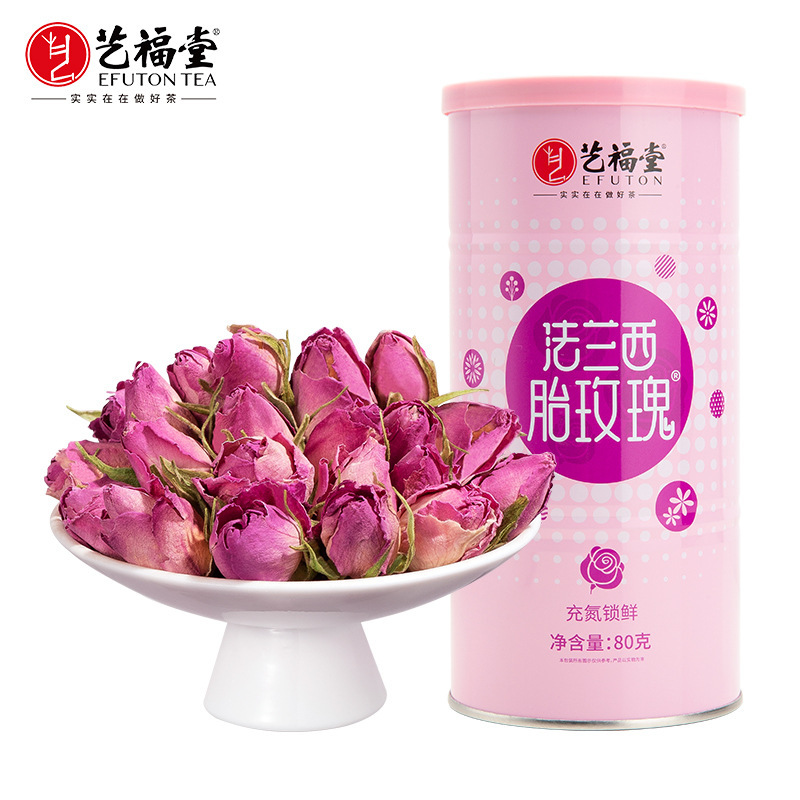 Rose Flower Wholesale Free Shipping Yifutang Flange Rose Rose Flower Tea Factory Direct Sale 80g Rose Flower Wholesale Free Shipping Yifutang Flange Rose Rose Flower Tea Factory Direct Sale 80g