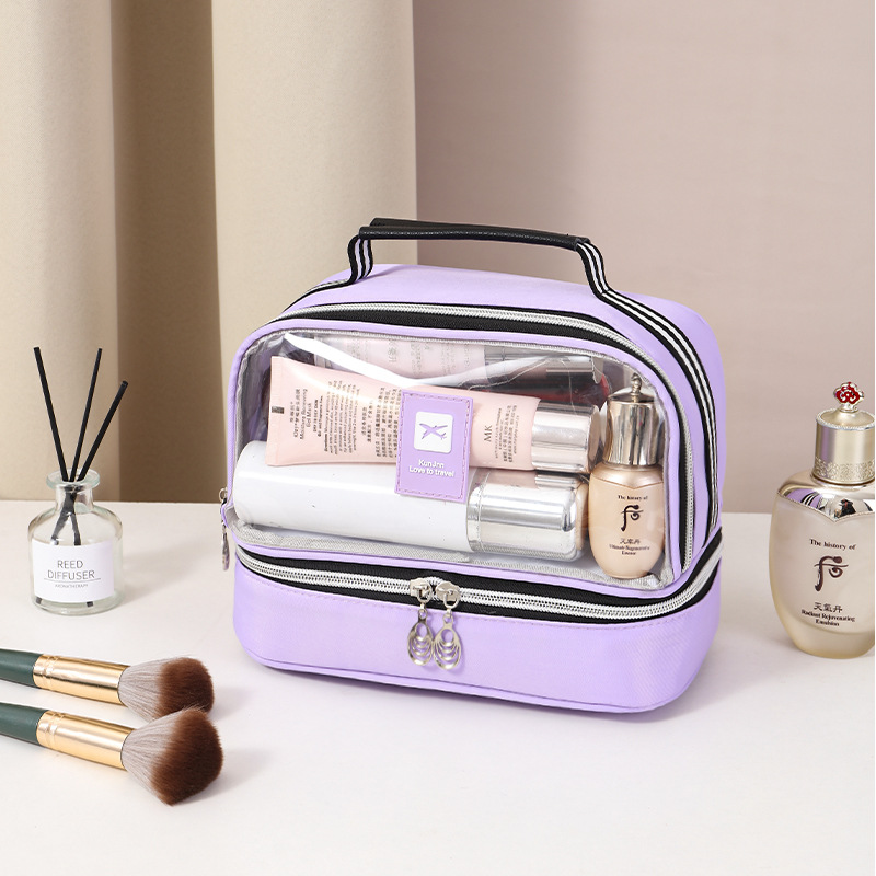 Separación transparente en seco y húmedo-púrpura