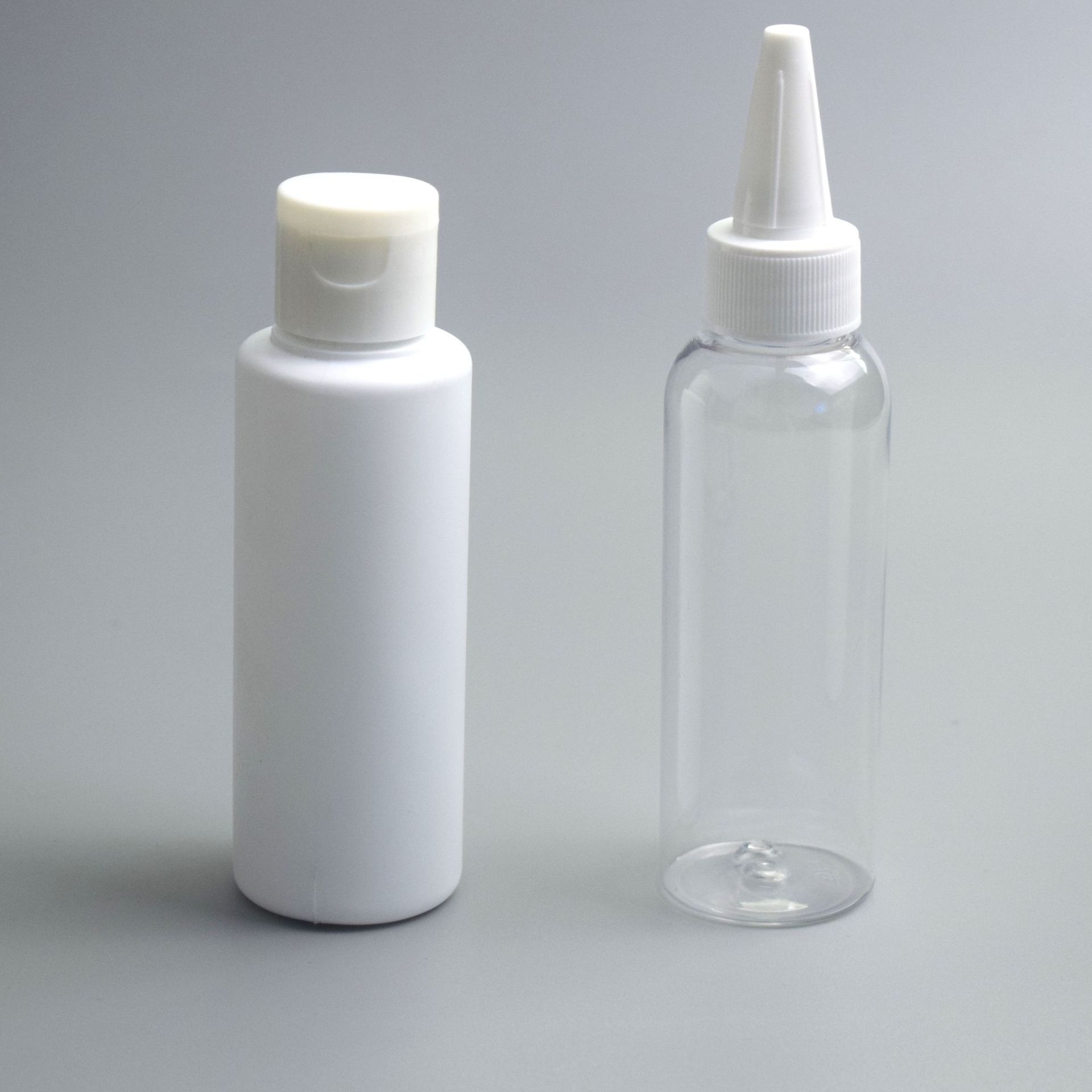 工厂直销100ml塑料pet翻盖瓶纯露香水分装瓶化妆品包材