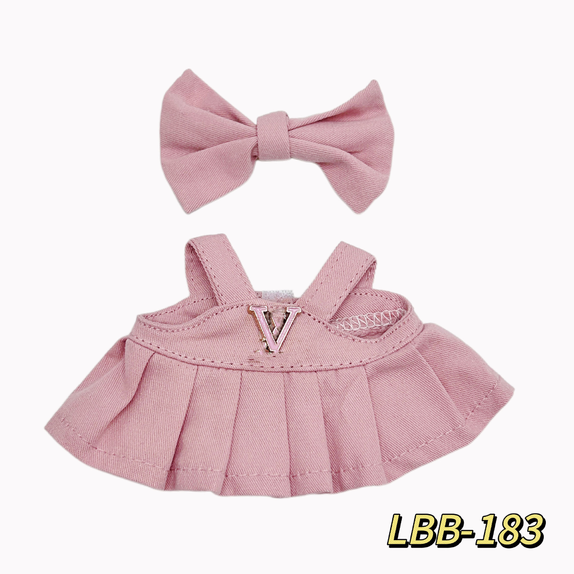 Ropa de limpieza Natasha Labubu ropa colgantes de ropa de muñeca de ropa de muñeca de alegría set de tendencia grande