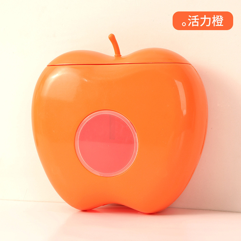 アップルの収納ケースは穴を開けないで新鮮な袋を収納します。|undefined