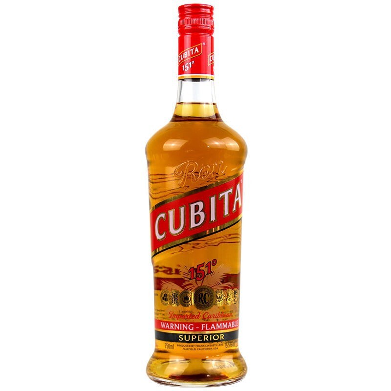 Gubeta 151 rum cubita American foreign wine cocktail cocktail base wine 750ml