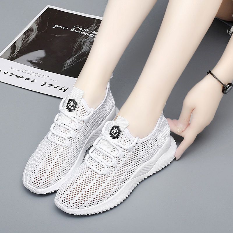 2024 summer new women's shoes foreign trade casual running summer breathable mesh small white shoes wholesale sports shoes women's shoes 2024 summer new women's shoes foreign trade casual running summer breathable mesh small white shoes wholesale sports shoes women's shoes