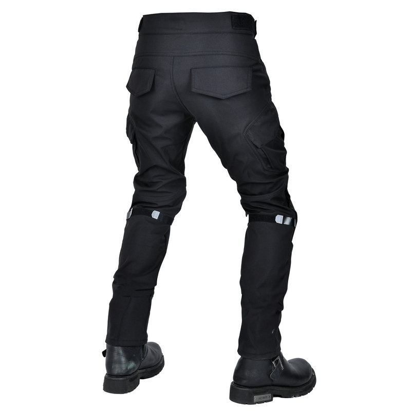 Volero motocicleta cuatro estaciones anti-caída ciclismo pantalones impermeable a prueba de viento transpirable elástico de cintura alta motocicleta anti-caída pantalones hombres