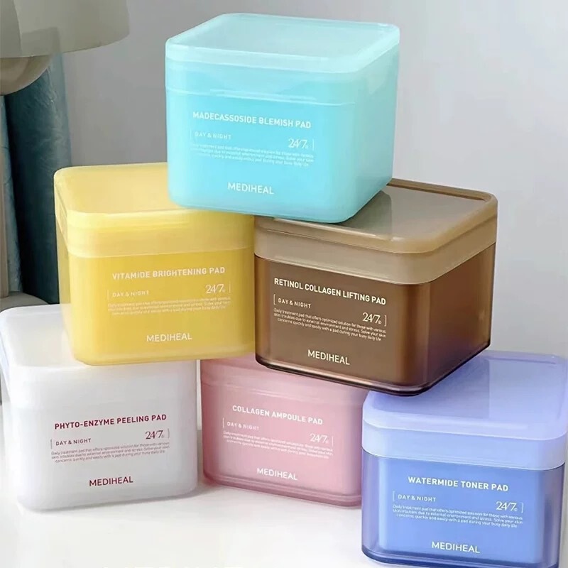 Medihea Centella Asiatica Cotton Sheet Facial Mask Repairing Hydrating Moisturizing Salicylic Acid Makeup Cotton