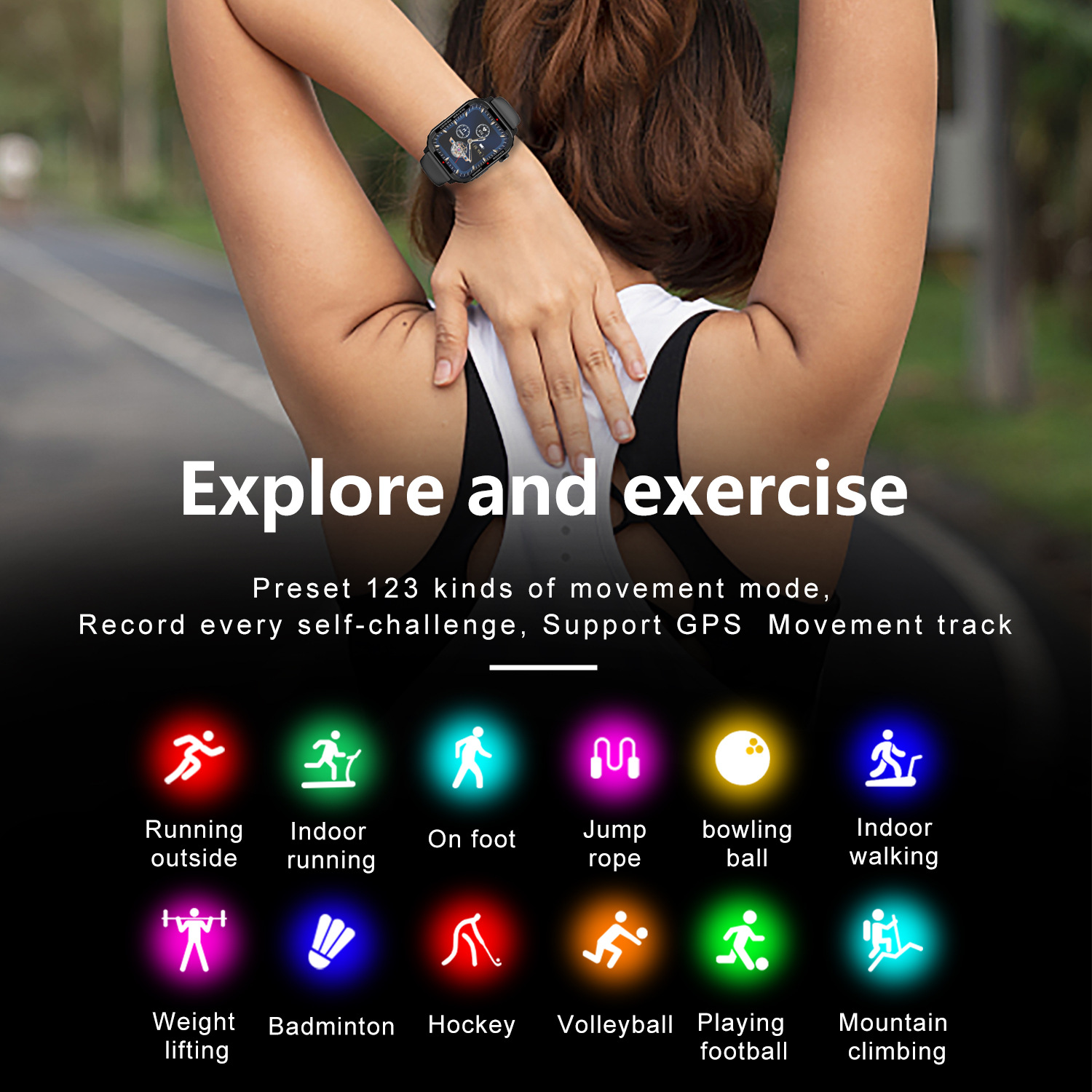 G96 Smartwatch-Armband, echte Herzfrequenz, Blutsauerstoffgehalt_voghion.com