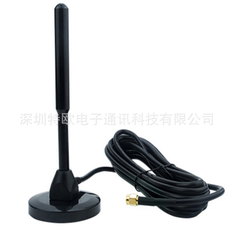 4g高增益大吸盘基站天线三网通用全频段自动售货机充电桩铜棒天线