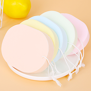 Face washing puff face cleaning thickened face washing cotton lanyard seaweed face washing puff face cleaning sponge
