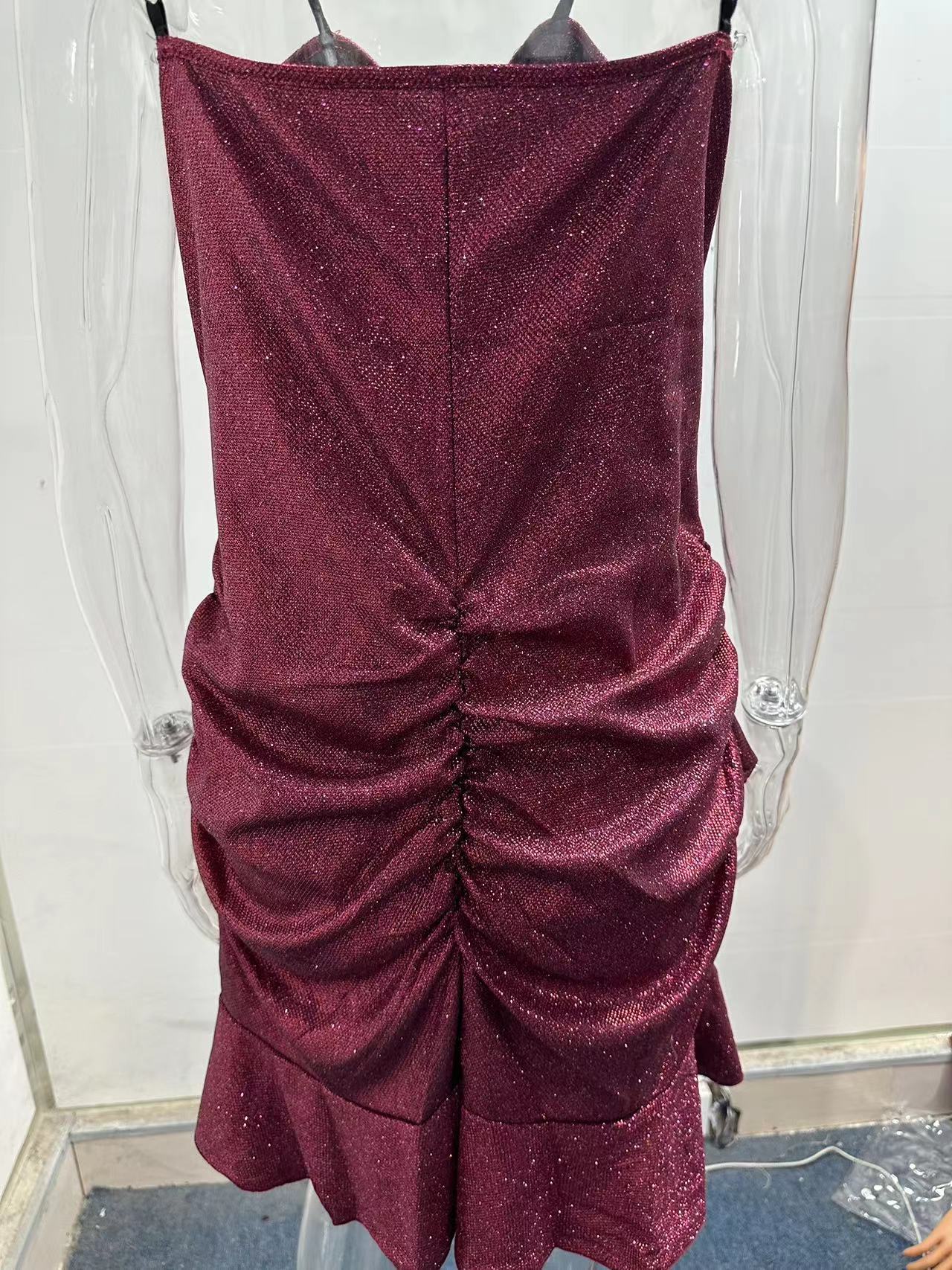 Spring Sexy Women Clothing Elegant Evening Dress High Waist Sleeveless Slim Fit Tube Top Short Dress 14 Spring Sexy Women Clothing Elegant Evening Dress High Waist Sleeveless Slim Fit Tube Top Short Dress