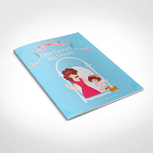 Creative Cartoon Animation Horseback Riding Storybook Glue Head Glue Hardcover Graffiti Book