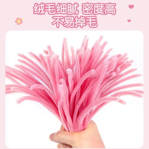 Macaron color twist stick jewelry handmade diy colored top hair root material package tulip bouquet headband