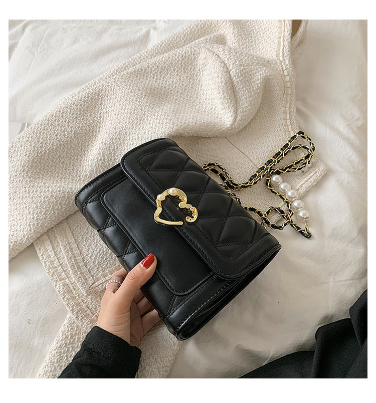 Wholesale Heart-shaped Buckle Messenger Shoulder Small Square Bag Nihaojewelry display picture 84