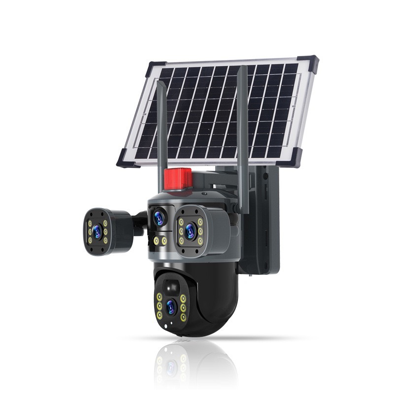 iSolfan 9MP Eseecloud V380 Pro Solar Powered Surveillance
