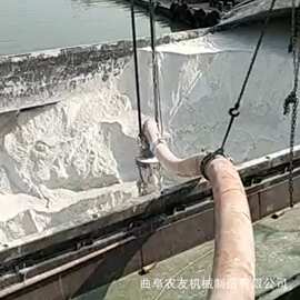 农友水泥矿粉卸船装车机械臂图片码头集装箱卸灰机粉料拆箱卸车机