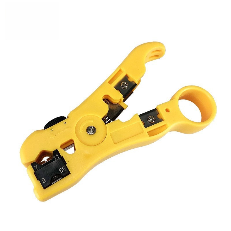 352多功能旋转式可调距STP/UTP网线电缆线同轴线剥线器