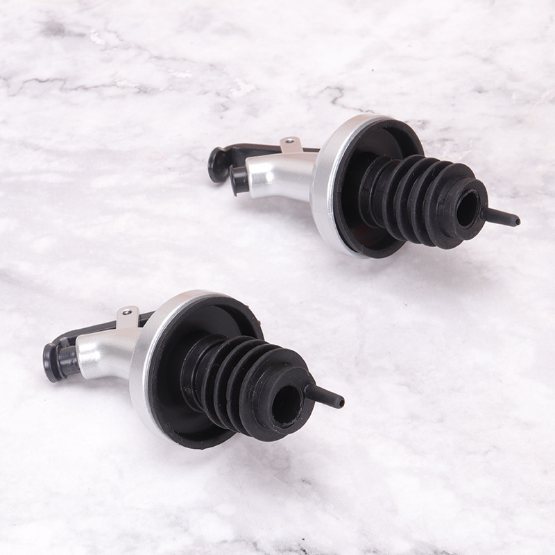 油瓶倒油嘴防漏厨房醋瓶硅胶塞按压式倒油嘴玻璃倒酱油瓶盖酱油瓶