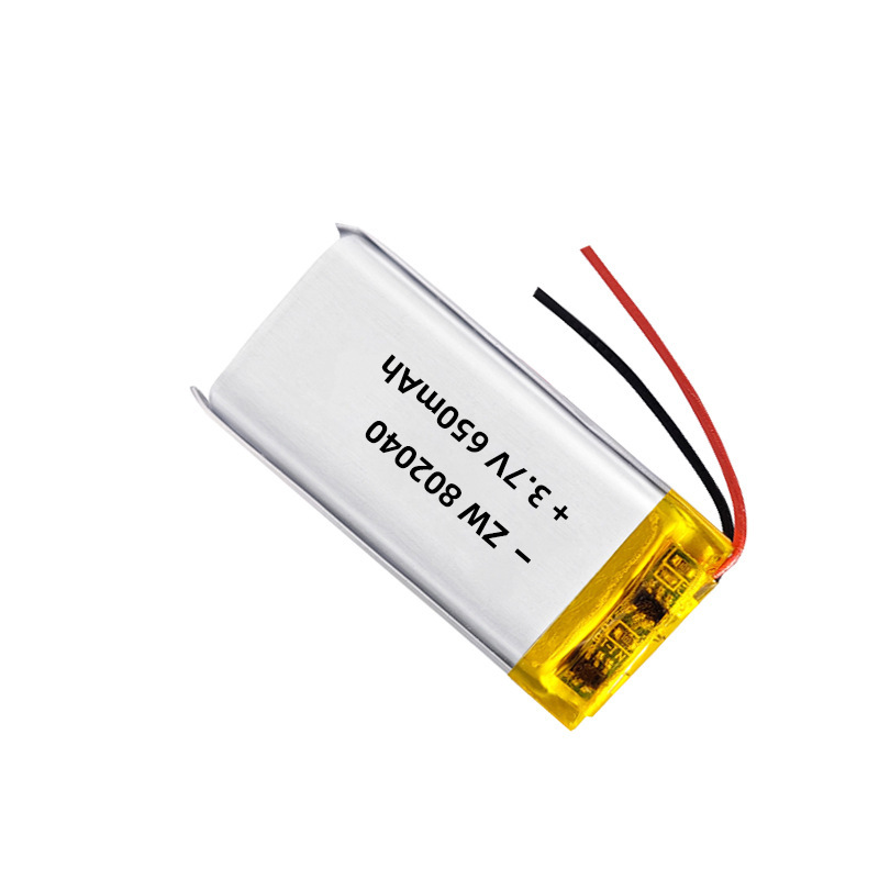 802040ポリマー650mah 3.7v電池美容補水器電池耐高温リチウム電池|undefined