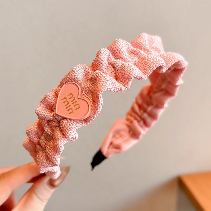 Dulce rosa, banda de cabello para mujeres, temperamento craneal alto, banda de cabello para lavar la cara, maquillaje, banda de cabello, tarjeta de cabello, sensación de alta calidad, nuevo tocado