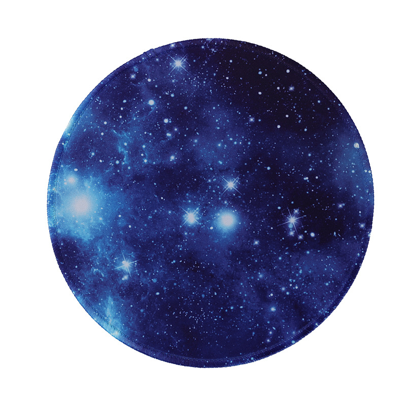 Alfombrilla de ratón de goma con diseño de dibujos animados | Esterilla redonda de escritorio antideslizante con borde reforzado