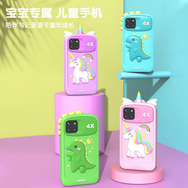 Cross-Border New Cartoon Mini Children's Mobile Phone Camera Slr Camera High-Definition Educational Children's Digital Camera