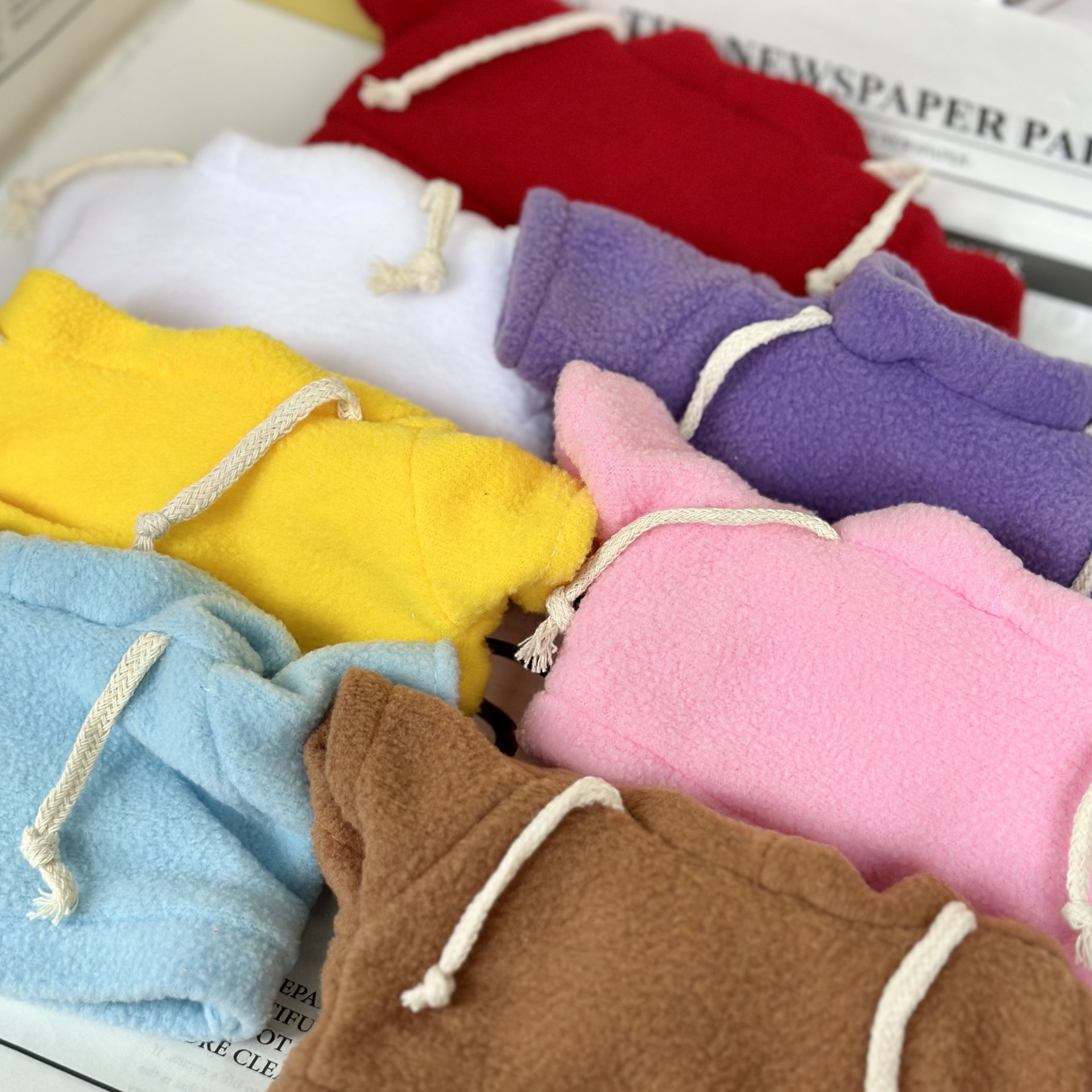 New 20-30cm Cotton Doll Clothes Leader Dog Bear Doll L Accessories Hoodie Unbranded Sweatshirt