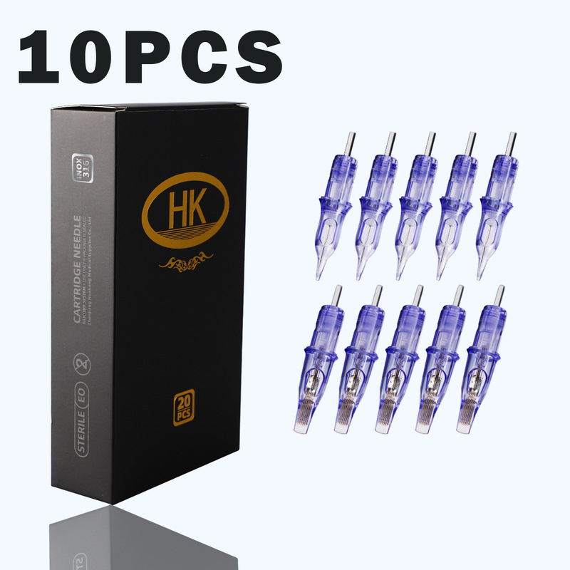 Cross-Border Set Special 10-Pack Tattoo All-In-One Needle Needle Cartridge Needle Tattoo Neddle Scalp Eyebrow Tattoo