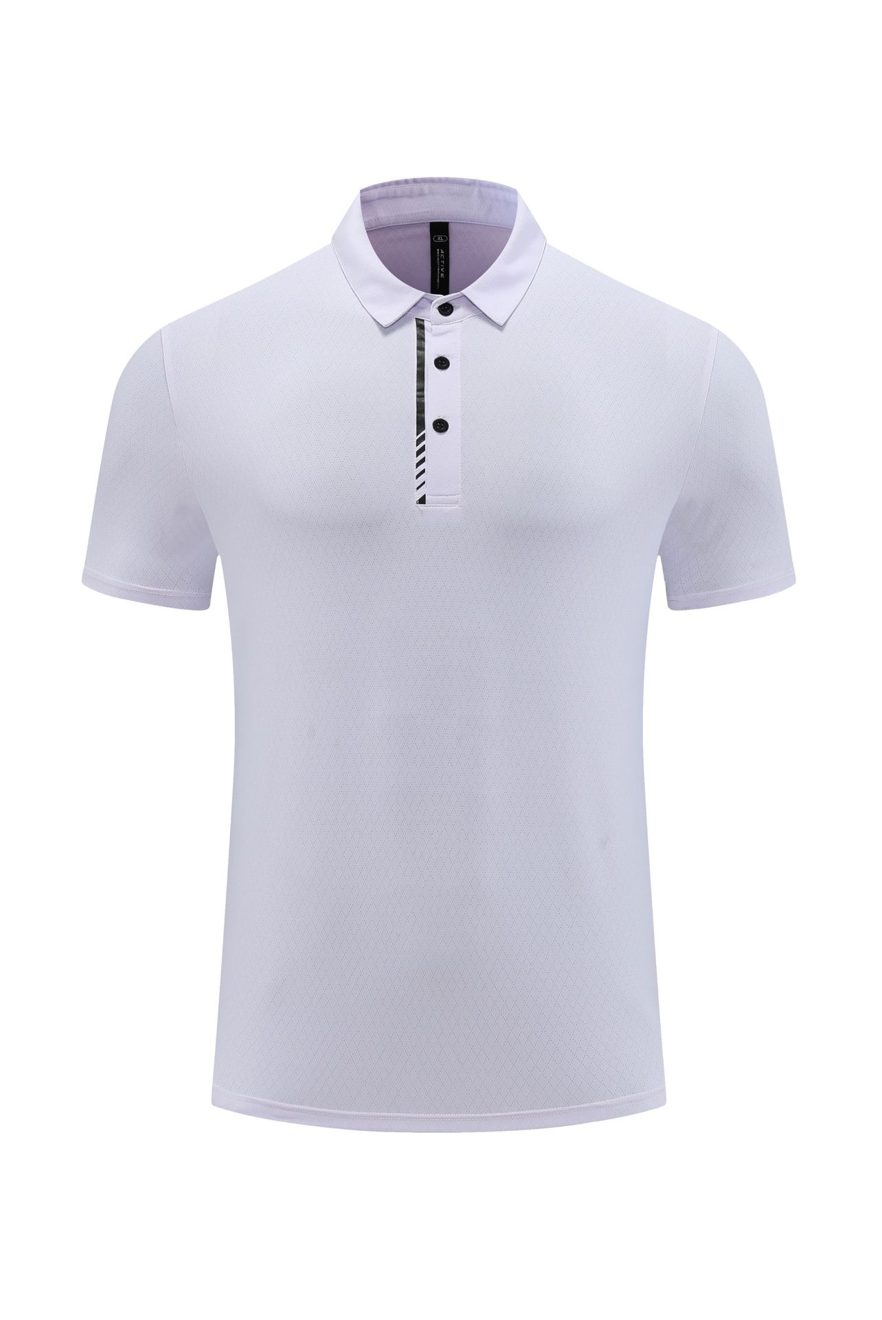 Polo de secado rápido transpirable sensible al hielo camisa de verano de los hombres de negocios de manga corta casual solapa superior de moda deportes ropa de fitness
