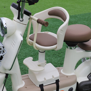 Electric car child seat battery car baby baby front safety seat pedal motorcycle tram front seat