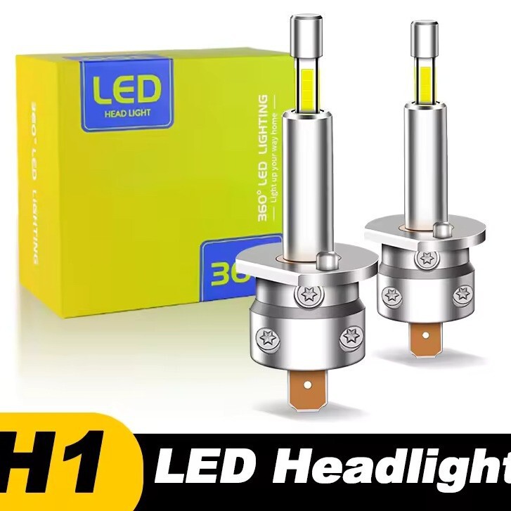 Cross-Border High-Power Direct Plug-In Led Car Lights 1:1 Original Car Halogen Lights Car Led Headlights 4-Sided Light Bulbs