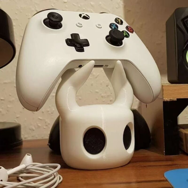 Xbox ps5游戏手柄支架空可爱空洞骑士周边桌面模型摆件3d打印桌搭|undefined