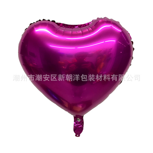 10 inch love peach heart aluminum film balloon light plate cartoon birthday party confession wedding decoration floating air balloon wholesale